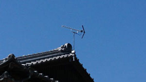 福岡市西区桑原でアンテナ取り付け