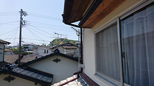 糸島市の師吉で地デジアンテナ取り付け工事