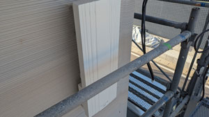 糸島市の二丈深江でデザインアンテナ取り付け工事